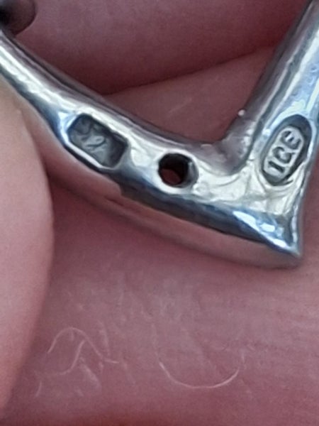 " ICE " Brand Sterling Silver Bracelet / Bangle Love Heart - $ 1.00 Reserve Carousel 2