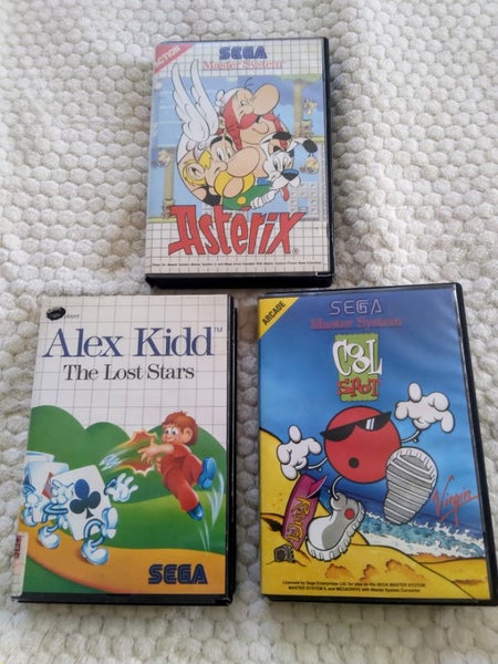 3x Sega Master System Games Good Condition For Age Carousel 1