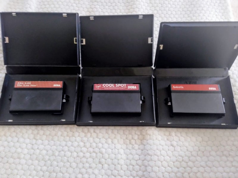 3x Sega Master System Games Good Condition For Age Carousel 2