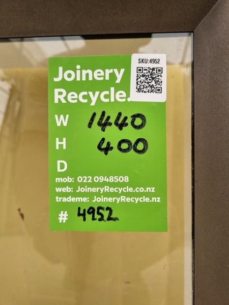 Aluminium Window Ironsand 1440 W x 400 H [#4952 SF] Carousel 3