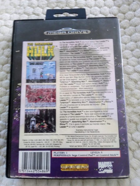 Sega Mega Drive The Incredible HULK Carousel 2