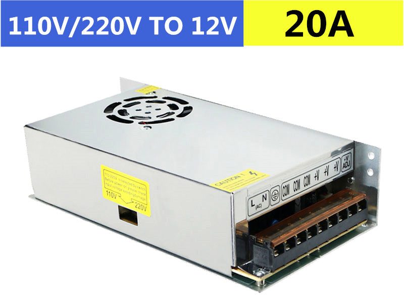 110V/220V To 12V 20A 240 W Switching Power Supply Driver Carousel 1
