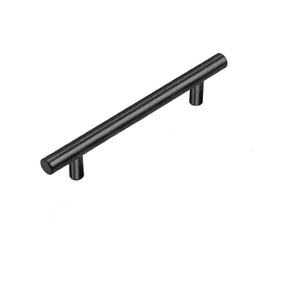 1Pcs Black Kitchen Cabinet Door Handles Matte Stainless Steel Drawer Pull T Bar Carousel 1