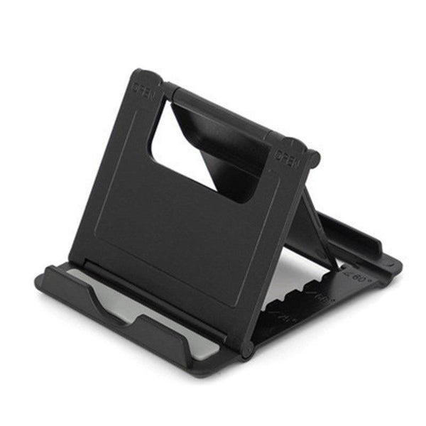 Universal Foldable Tablet And Phone Stand Adjustable Portable Desk Holder Black Carousel 1