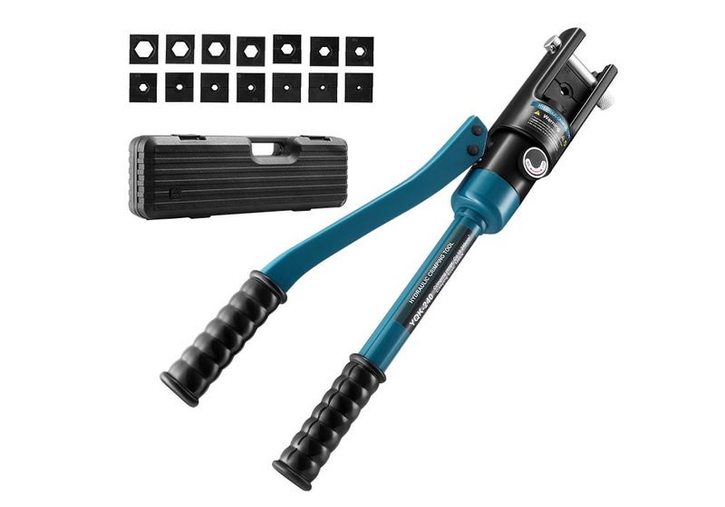 Hydraulic Crimping Tool Kit Electrical Wire Lug Terminal Crimper Carousel 2