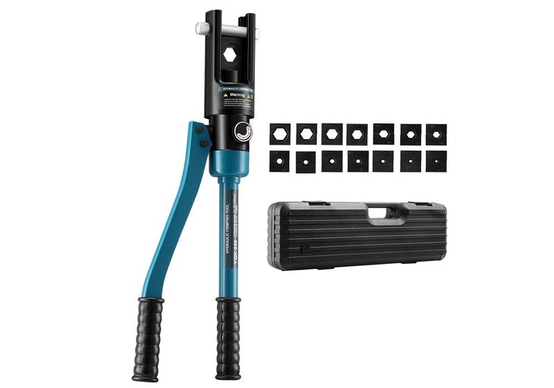 Hydraulic Crimping Tool Kit Electrical Wire Lug Terminal Crimper Carousel 1