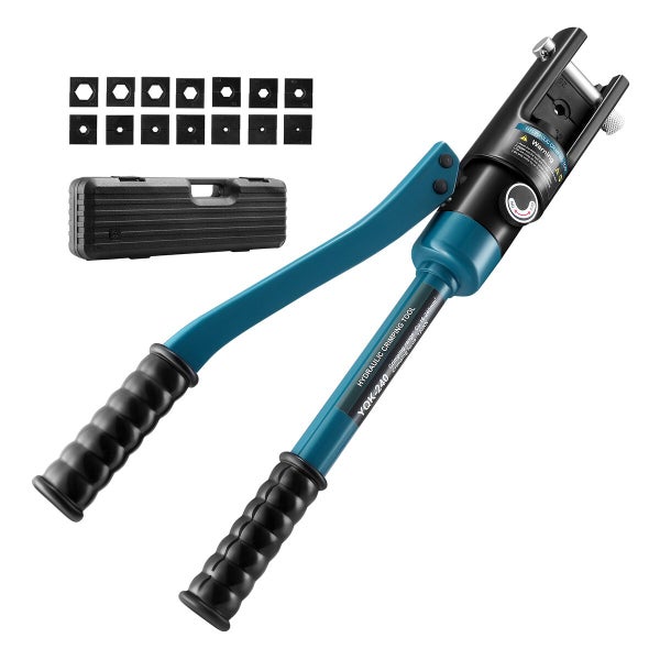 Hydraulic Crimping Tool Kit Electrical Wire Lug Terminal Crimper Carousel 11