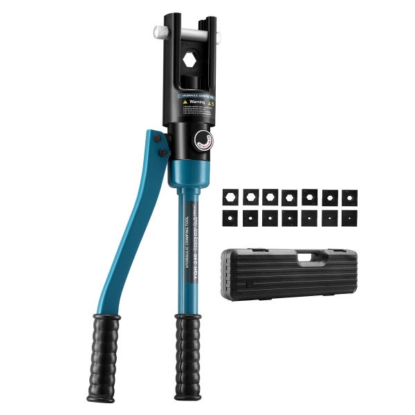 Hydraulic Crimping Tool Kit Electrical Wire Lug Terminal Crimper Carousel 11