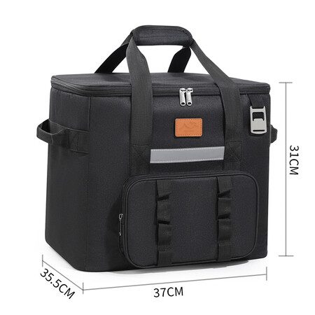 Freshness Ice Pack Lunch Bag,Large Capacity Multi-Pocket Portable Handbag,Cooler Carousel 2