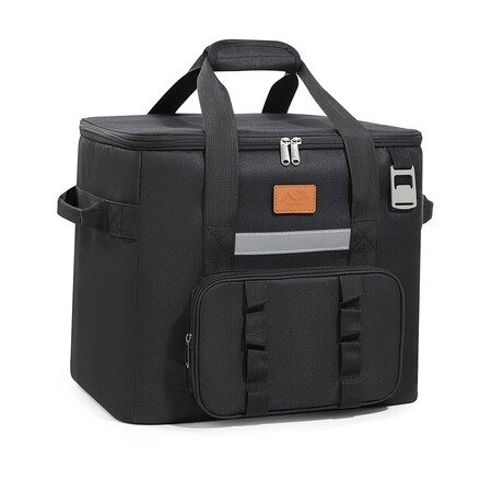 Freshness Ice Pack Lunch Bag,Large Capacity Multi-Pocket Portable Handbag,Cooler Carousel 1
