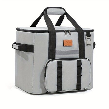 Freshness Ice Pack Lunch Bag,Large Capacity Multi-Pocket Portable Handbag Carousel 1