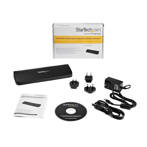 StarTech.com USB3SDOCKHDV Dual Monitor USB-A Docking Station - 3.5mm, DVI, HD... Carousel 6