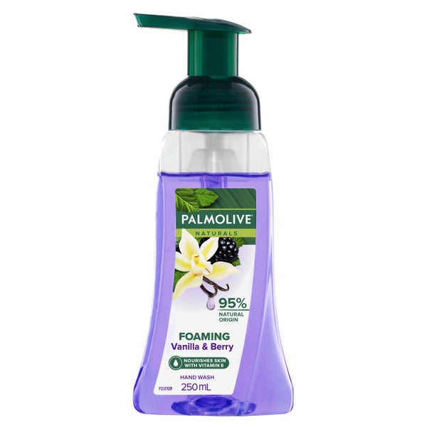 Palmolive Foaming Hand Wash Soap 250mL, Vanilla & Berry Pump, No Parabens Pht... Carousel 1
