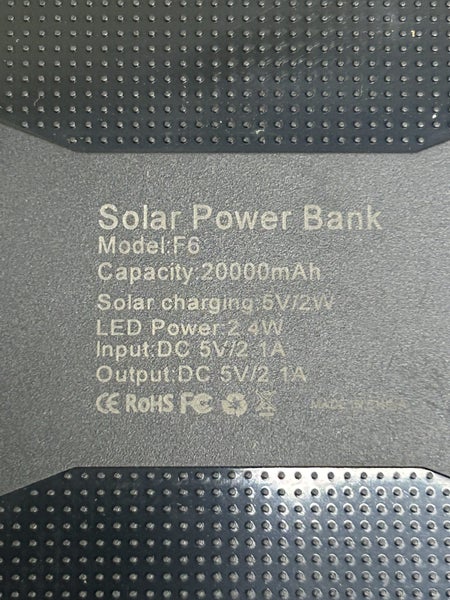 Solar power bank F6 Carousel 3