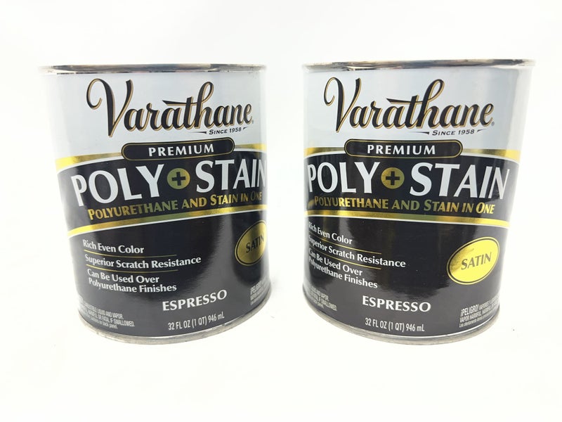 2x Varathane Poly + Stain Espresso 946ml – Satin Finish – $20 Combo Carousel 1