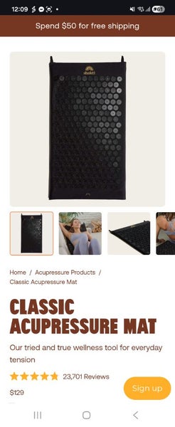 Genuine Pink Shakti Mat Carousel 2