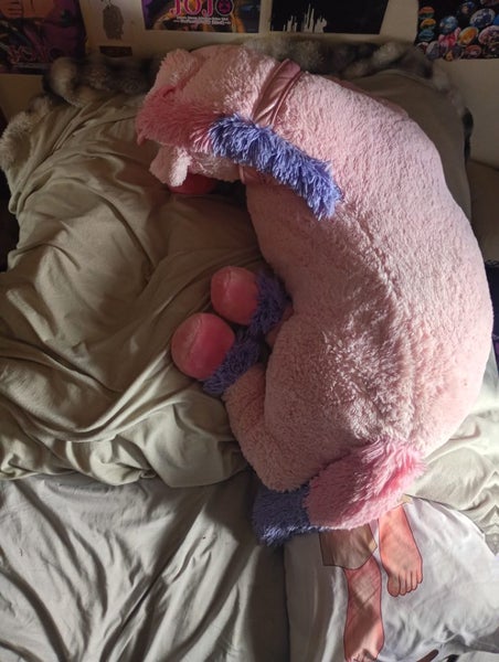 GIANT Pink stuffed unicorn Carousel 2