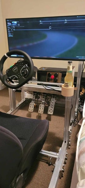 Aluminium Extrusion Racing Frame, Win 11 PC Ryzen 3600, and Pedals Carousel 2