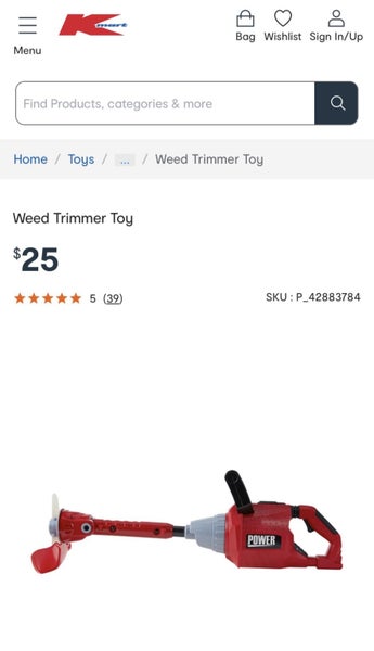 Toy Weed Eater That Makes a Sound Carousel 12