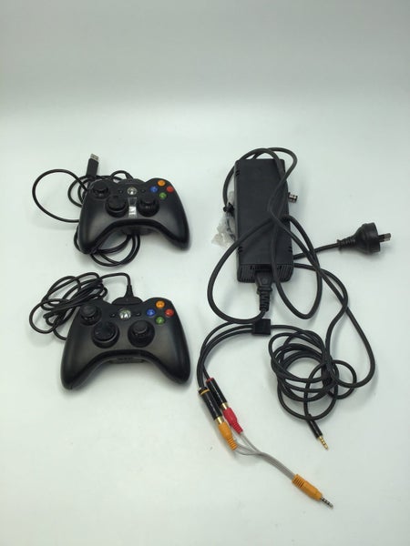 * 500GB Slim E Model Xbox 360 Console w/ 2 Rechargeable Controllers & Cables! * Carousel 5