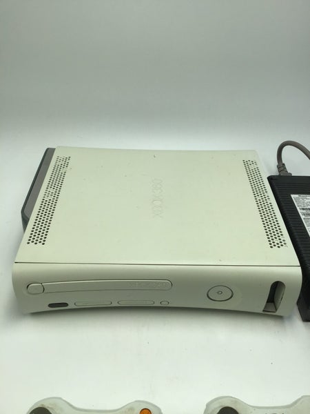 * White Xbox 360 Console w/ 3 Controllers & Cables! * Carousel 2