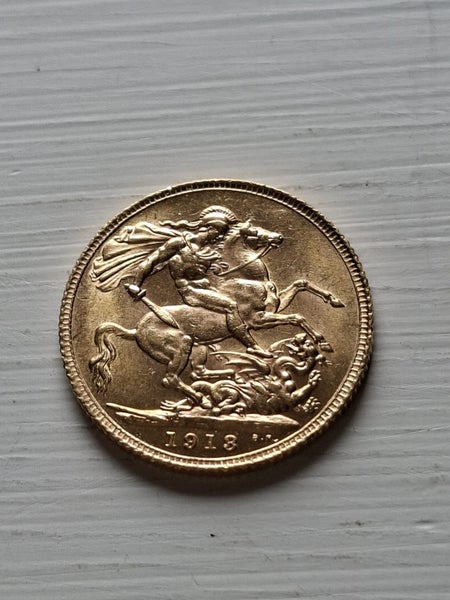 Gold Full Sovereign, George V 1913 Carousel 2