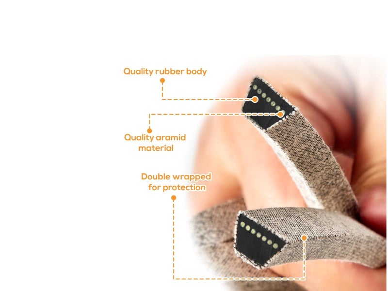 42" Aramid Mower Deck Belt John Deere GX20072 GY20570 FIT LA100 LA105 Carousel 5