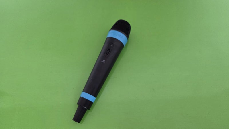 Official Sony PS3 Wireless Blue Singstar Microphone - Replacement Mic Only Carousel 1