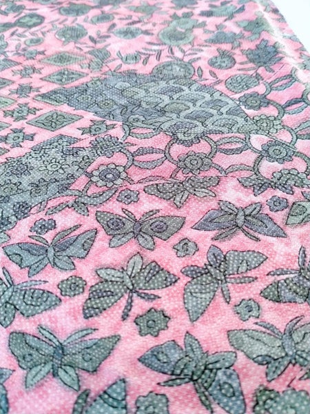FINAL CLEARANCE 4.5m(total) Vintage Japanese Kimono Fabric- 3 Large Panels 2927 Carousel 2