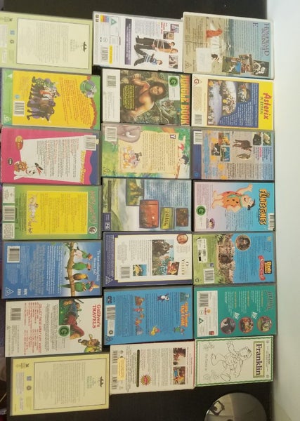 Bulk lot of vhs tapes x21 •Classics, animated, children's• Carousel 2