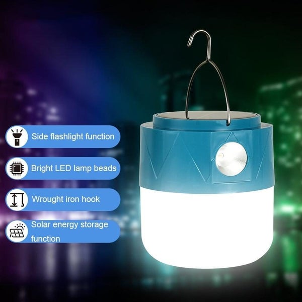 105 Solar Rechargeable Led Bulb Light Camping Light Emergency Light With Flas... Carousel 2