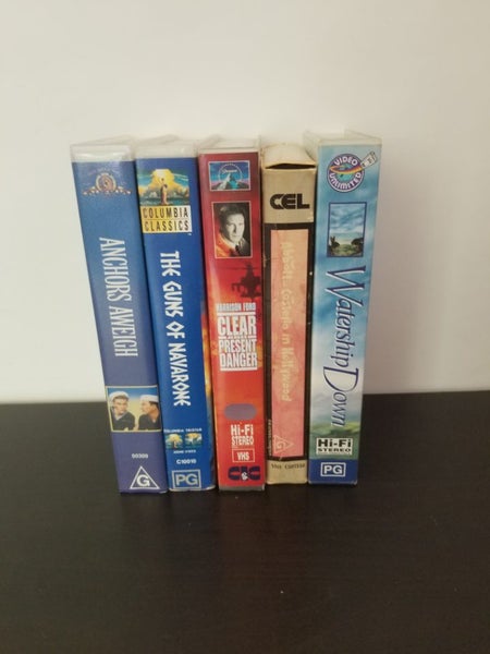 Bulk lot of vhs tapes x23 •action, adventure, classics, comedy• Carousel 7