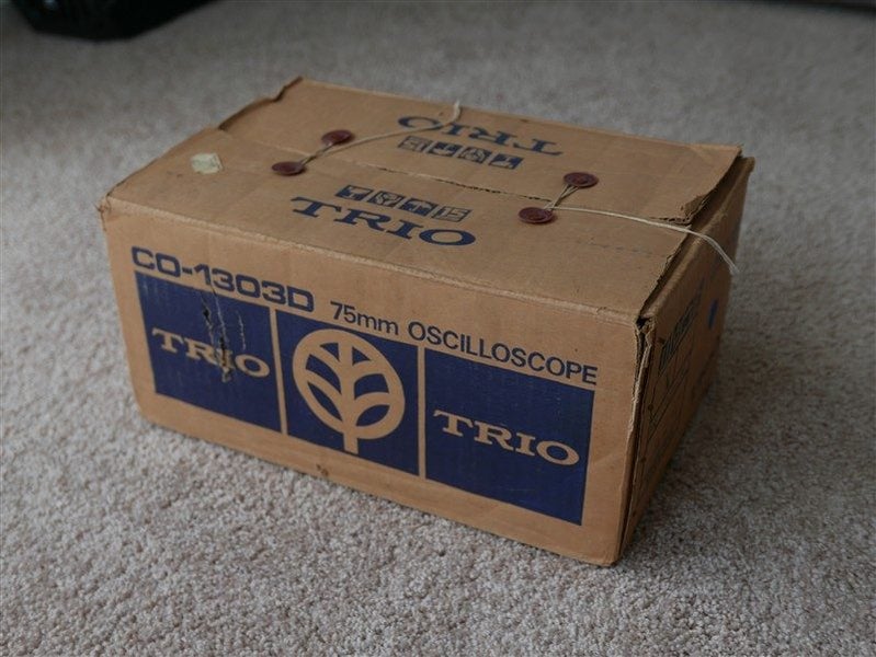 Trio Oscilloscope modified with dual tone generator for station monitoring Carousel 10