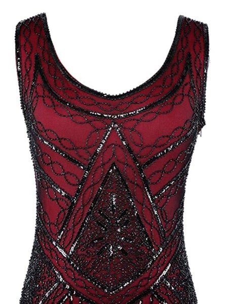 Flapper Dress Gatsby Ball Evening Dress Womens Clothing Size 10 Carousel 2