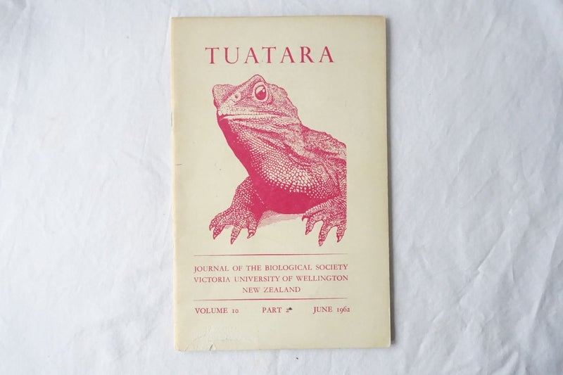 Tuatara. Journal of the Biological Society Vol.10 Part 2 June 1962 (SKU BK2) Carousel 1