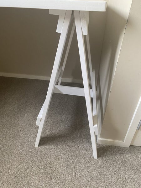 Mocka White Trestle Desk Carousel 2