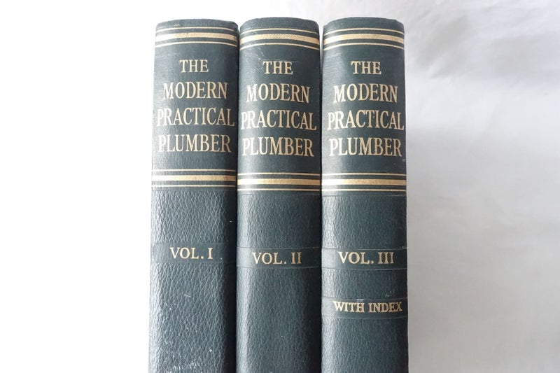 The Modern Practical Plumber Complete Set Volumes 1, 2, 3 A.C. Martin (SKU BK64) Carousel 1