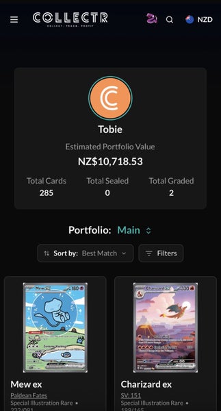 Pokemon TCG Collection Carousel 1