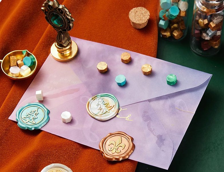 Vintage Wax Seal Stamp Set Carousel 5