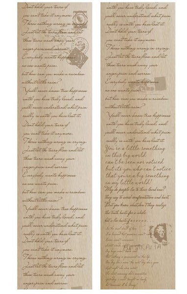 Vintage Antique Washi Tape / Poem Carousel 1
