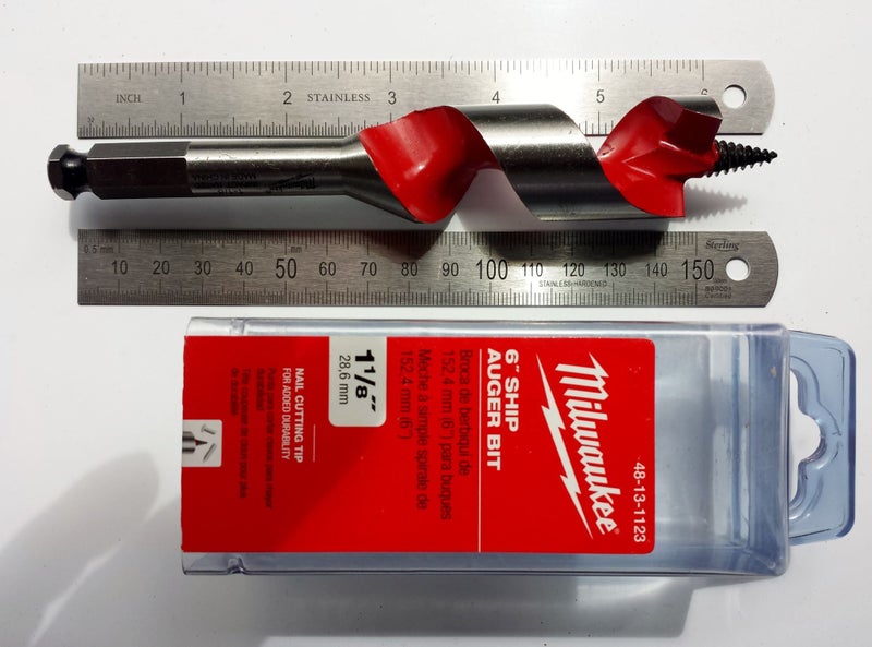 Milwaukee 6" Ship Auger Bit Carousel 1