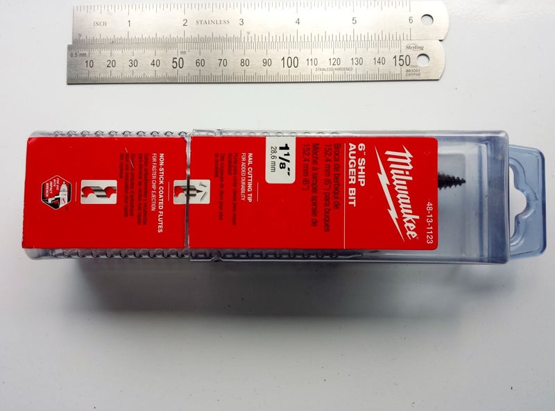Milwaukee 6" Ship Auger Bit Carousel 3