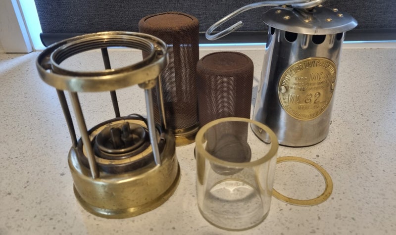 Genuine Protector MC 40 Miner's Flame Safety Lamp 1954 Carousel 2