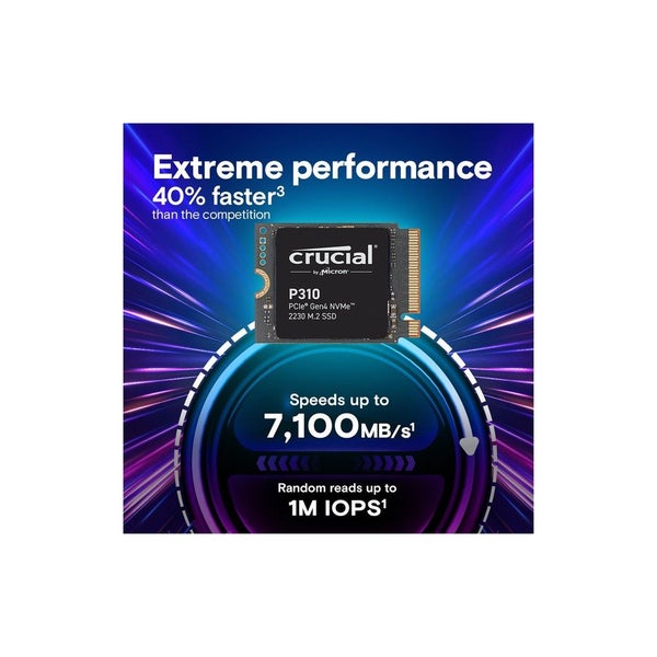 Crucial P310 1TB 7100MB/s PCIe 4.0 M.2 2230 NVMe SSD Carousel 2