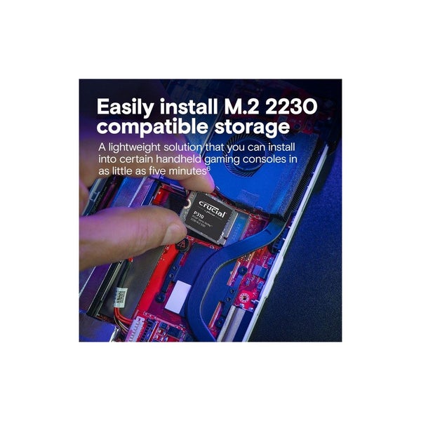 Crucial P310 1TB 7100MB/s PCIe 4.0 M.2 2230 NVMe SSD Carousel 5