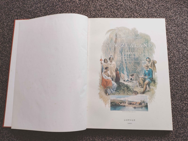 Pictorial Illustrations of New Zealand by S.C Brees, London 1847 Carousel 2