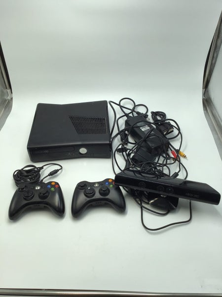 * 250GB Slim Xbox 360 Console w/ 2 Controllers & Kinect! * Carousel 1