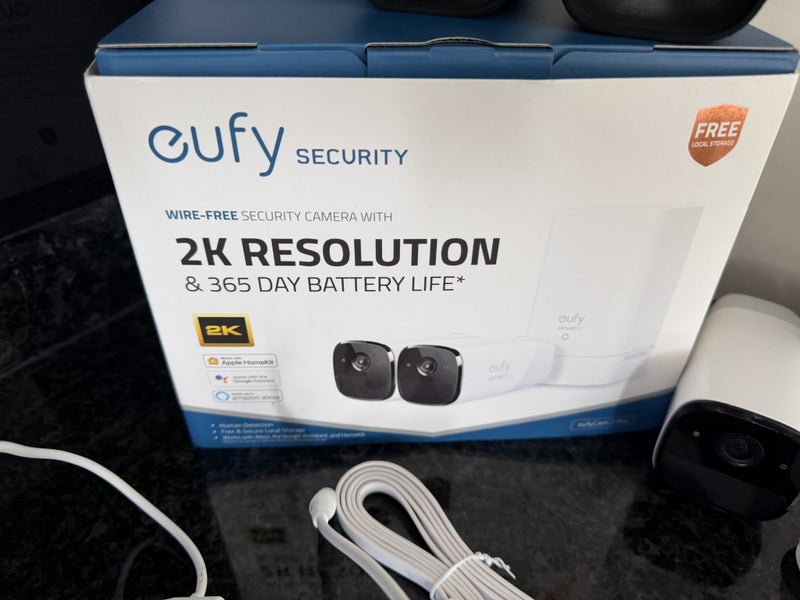 $1 Res EufyCam 2 Pro – Wire-Free 2K Security Camera & Silicone Case 2 Pack Carousel 2