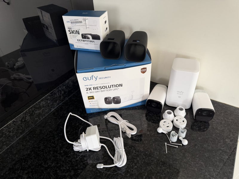 $1 Res EufyCam 2 Pro – Wire-Free 2K Security Camera & Silicone Case 2 Pack Carousel 1