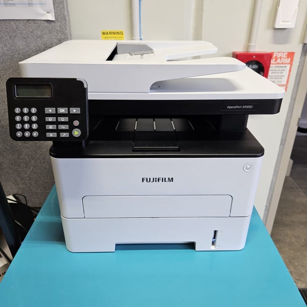 FujiFilm Apeosport 3410sd Multifunction Mono Print Copy Scan A4 B&W New in Box Carousel 1